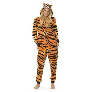 Nick & Nora Hooded Tiger Onesie Size Small